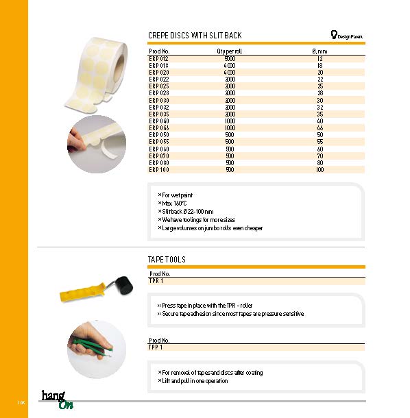 bollini dischi crepe per verniciature